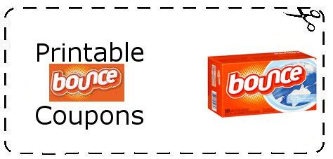 Bounce Printable Coupons | Printable Grocery Coupons