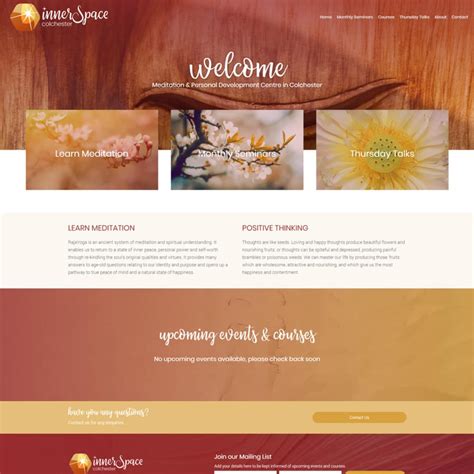 Meditation Website Design | Websites for Meditation Practitioners ...