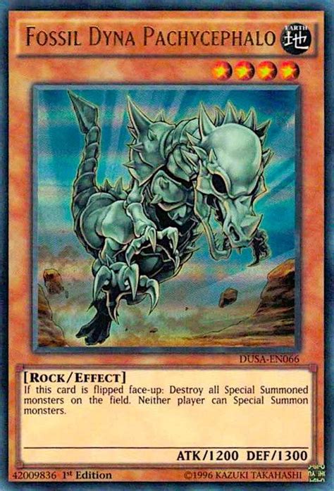 Fossil Dyna Pachycephalo - Duelist Saga - YuGiOh