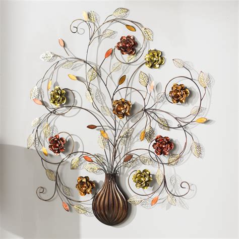 15 Ideas of Metal Flower Wall Art