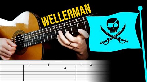 WELLERMAN Guitar Tabs Tutorial | Cover (Sea Shanty / Nathan Evans ...