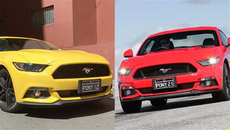 Ford Mustang EcoBoost vs Ford Mustang V8 GT - Review | CarsGuide