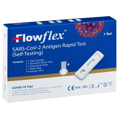 Flowflex Covid-19 Rapid Antigen Testing Kit | Lateral Flow Test | B&M