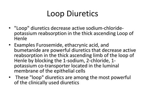 PPT - Diuretics PowerPoint Presentation, free download - ID:2241330