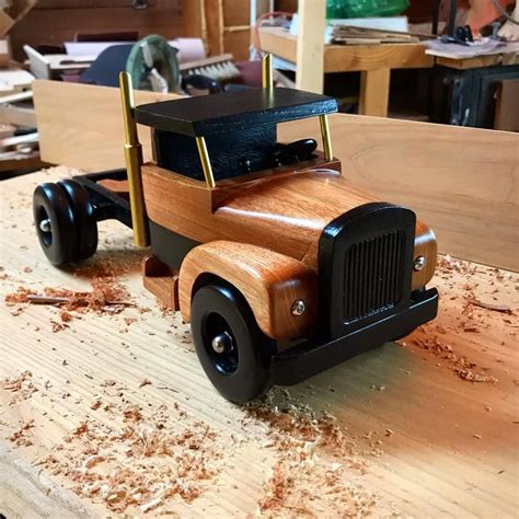 Wooden truck Matt Vintage car retro truck | Etsy | Wooden truck, Wooden ...