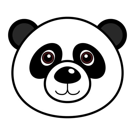 Panda Face Sketch at PaintingValley.com | Explore collection of Panda ...