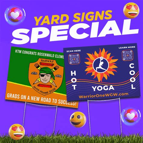 Yard Signs Specials - Just Yard Sign & More, LLC