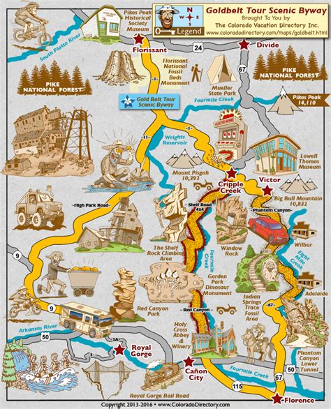 awesome Colorado Map Tourist Attractions | Colorado map, Scenic byway ...