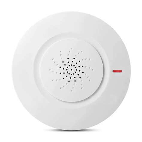 Cordless Photoelectric Smoke Detector Fire Alarm Sensor for Indoor Home ...