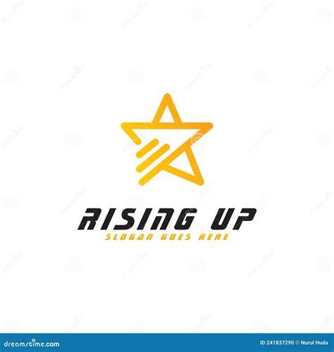 Minimalist Rising Star Logo Design, Modern Star Logo Concept, in Style ...