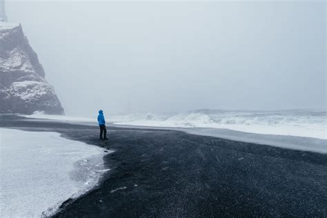 Reynisfjara black sand beach in Iceland in Winter | Iceland winter ...