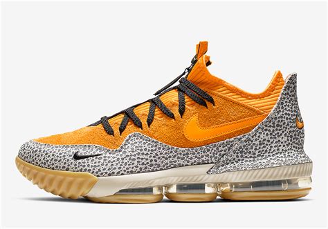 Nike LeBron 16 Low Safari CD9471-800 Release Info | SneakerNews.com