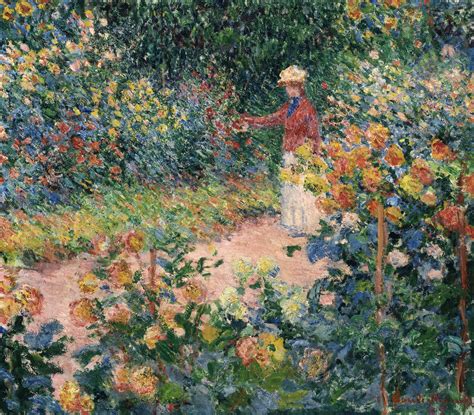 Garden at Giverny by Claude Monet - Draw Paint Academy