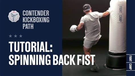 How To Do A Spinning Back Fist l Basic Kickboxing Techniques - YouTube