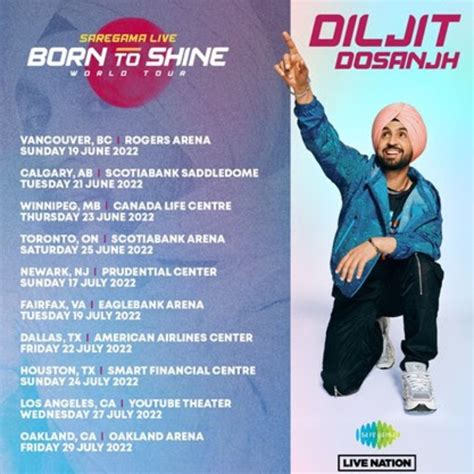 Diljit Dosanjh Is Performing Live In Vancouver This Summer