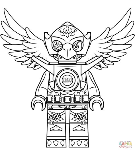 Lego Chima Eagle Eris coloring page | Free Printable Coloring Pages