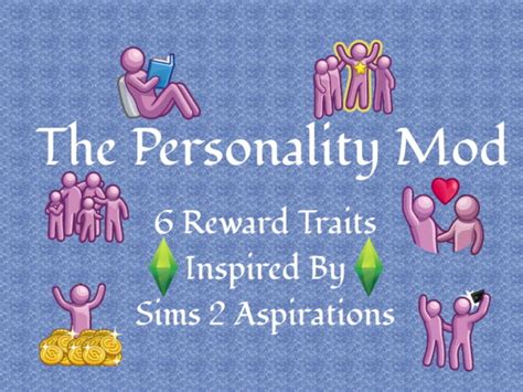 The Personality Mod by missyhissy at Mod The Sims 4 » Sims 4 Updates