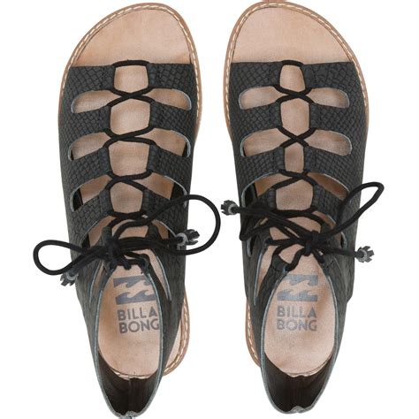 Billabong Womens Sunshine Amor Sandals | Billabong US | Black lace up ...