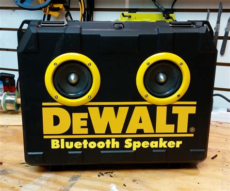 Dewalt Portable Bluetooth Speaker : 6 Steps (with Pictures) - Instructables