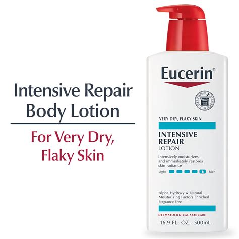 Eucerin Intensive Repair Body Lotion for Very Dry Skin, Pump Bottle ...