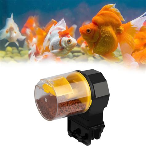 Feeding Dispenser Tool Timer Feeder Aquarium Fish Tank Food Plastic ...