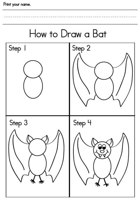 how to draw a bat for kids - Joe Gilson