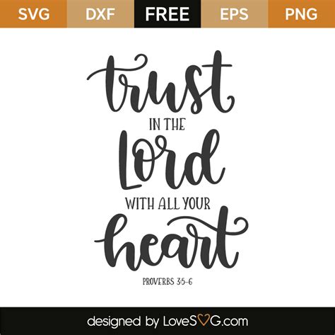 Proverbs 3:5-6 - Lovesvg.com