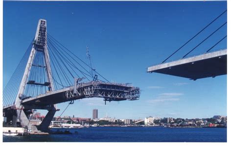 ANZAC Bridge under construction : sydney