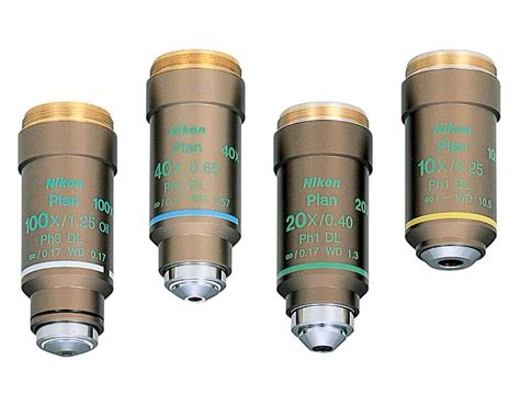 CFI Plan Achromat Series for Phase Contrast | Optics | Microscope ...