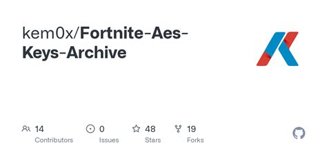 GitHub - kem0x/Fortnite-Aes-Keys-Archive