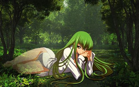 Green haired female anime character HD wallpaper | Wallpaper Flare