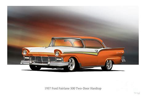 1957 Ford Fairlane 500 Photograph by Dave Koontz - Pixels