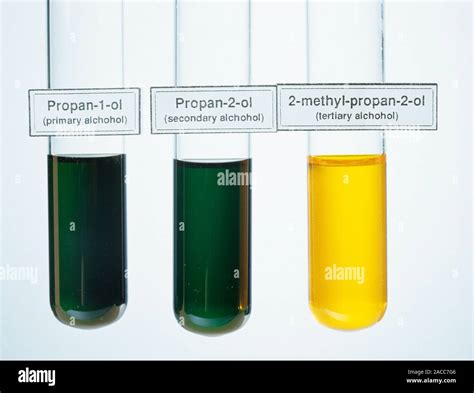 Oxidation of alcohols. Image 2 of 2. Completed oxidation reactions of ...