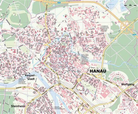 Hanau Map - Hanau Germany • mappery