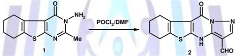 Scheme 1. Synthesis of formyl derivative 2. | Download Scientific Diagram