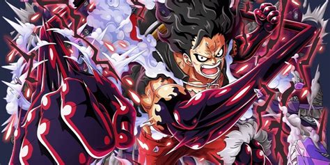 One Piece's Luffy Cuts Loose in Epic New Statue of Gear 4th Snakeman