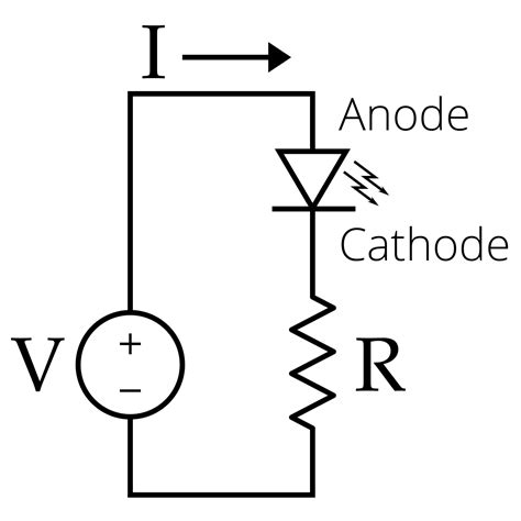 Led Anode Cathode Resistor