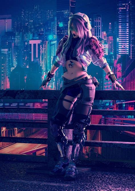 Cyberpunk Female Wallpaper