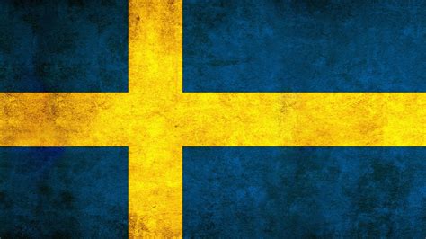 HD Wallpaper: Vibrant Flag of Sweden