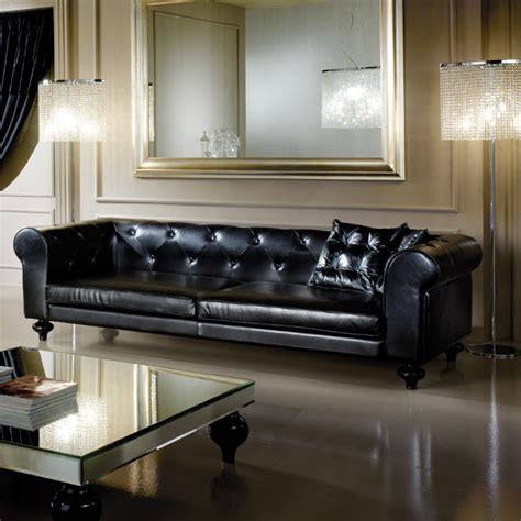 Black Leather Living Room Furniture - Odditieszone