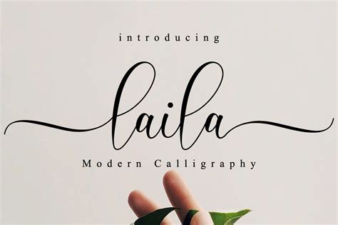 Laila // Modern Script , #Ad, #modern#elegant#branding#logos #Ad ...