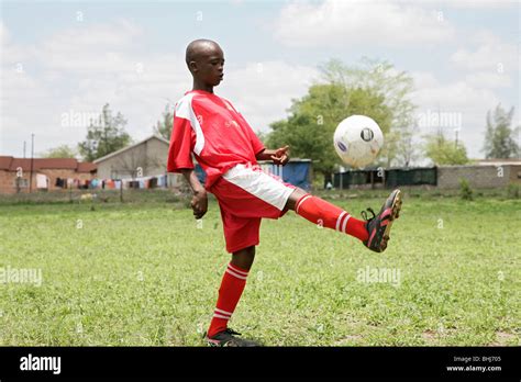 Black Kids Playing Football