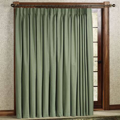 Crosby Pinch Pleat Thermal Room Darkening Patio Panel | Patio door ...