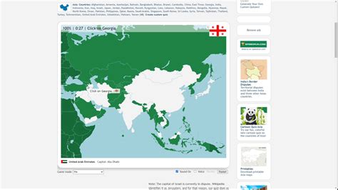 Seterra Asia Countries 100% - YouTube