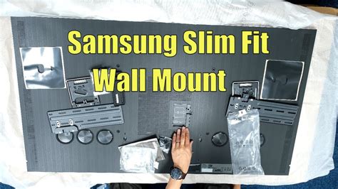 Samsung Slim Fit Wall Mount on Samsung QN95B - YouTube