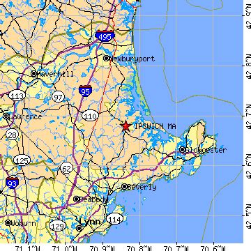 Ipswich, Massachusetts (MA) ~ population data, races, housing & economy