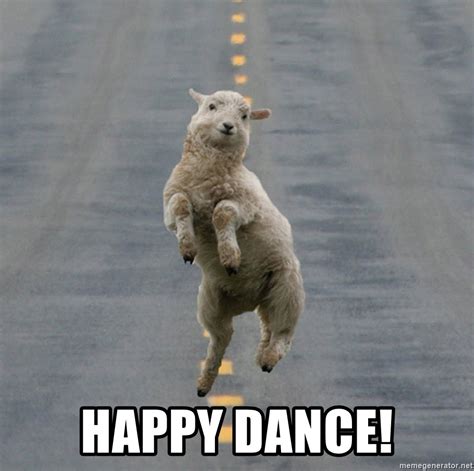 Happy Dance! - Excited Sheep | Meme Generator