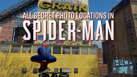 Spider-Man PS4 - Secret Photo Locations Guide - YouTube