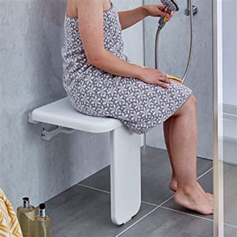 Buy Folding Shower Seat Wall ed, Arcwares Wall ed Shower Seat, Folding ...