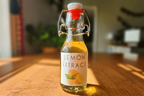 Homemade Lemon Extract - Ever Harc